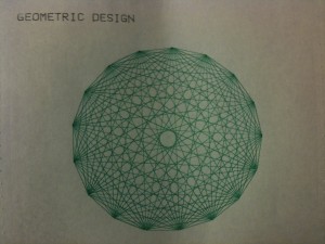 Commodore 1520 Geometric Design Plot