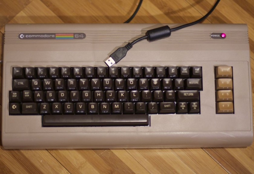 the c64 keyboard