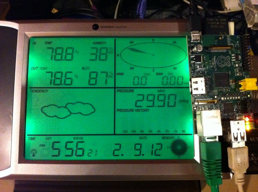 Ambient Weather WS-1090 and Raspberry Pi